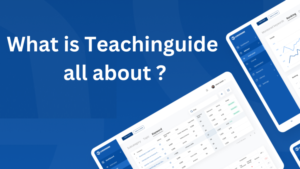 What is Teachinguide all about? What is Teachinguide? Online Marketing Growth Tools for online instructors & Educators